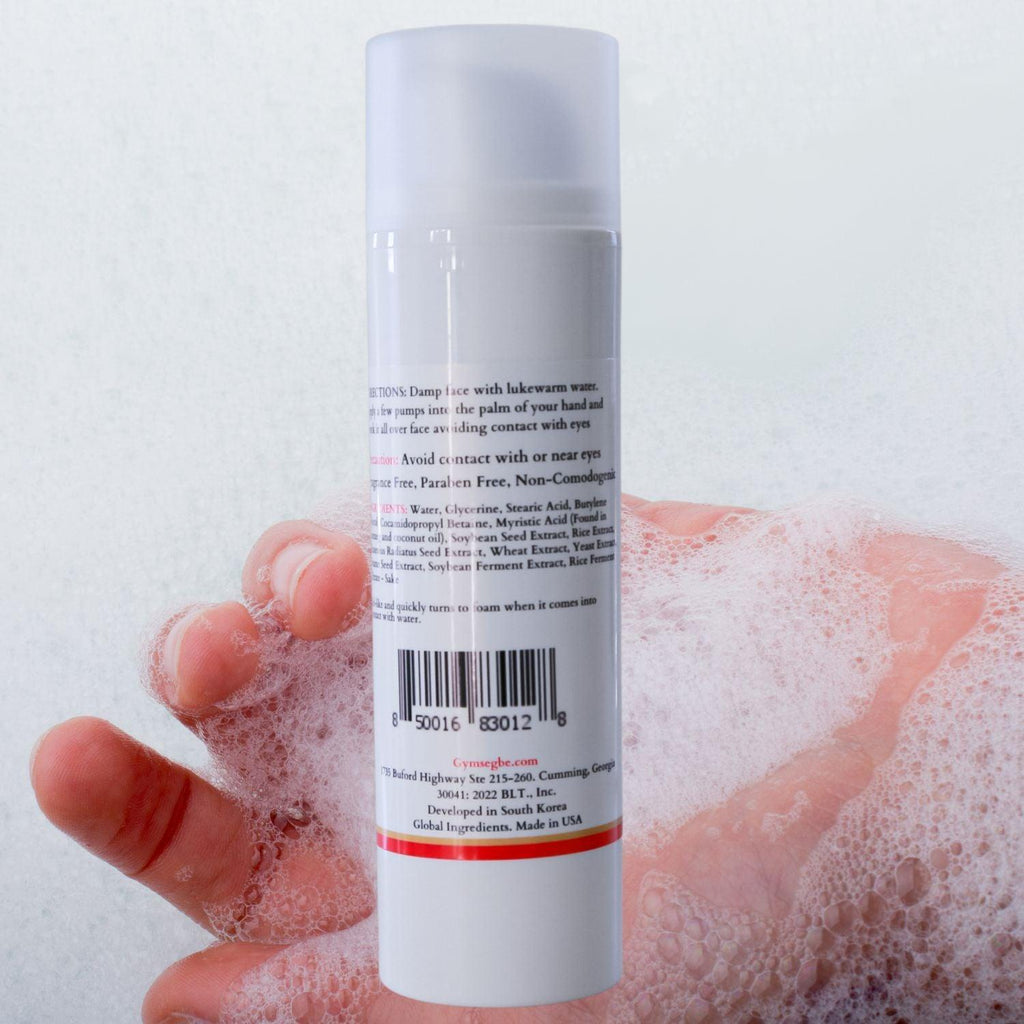 gymsegbë Advanced Brightening Gel Foam Cleanser — Rice Extract