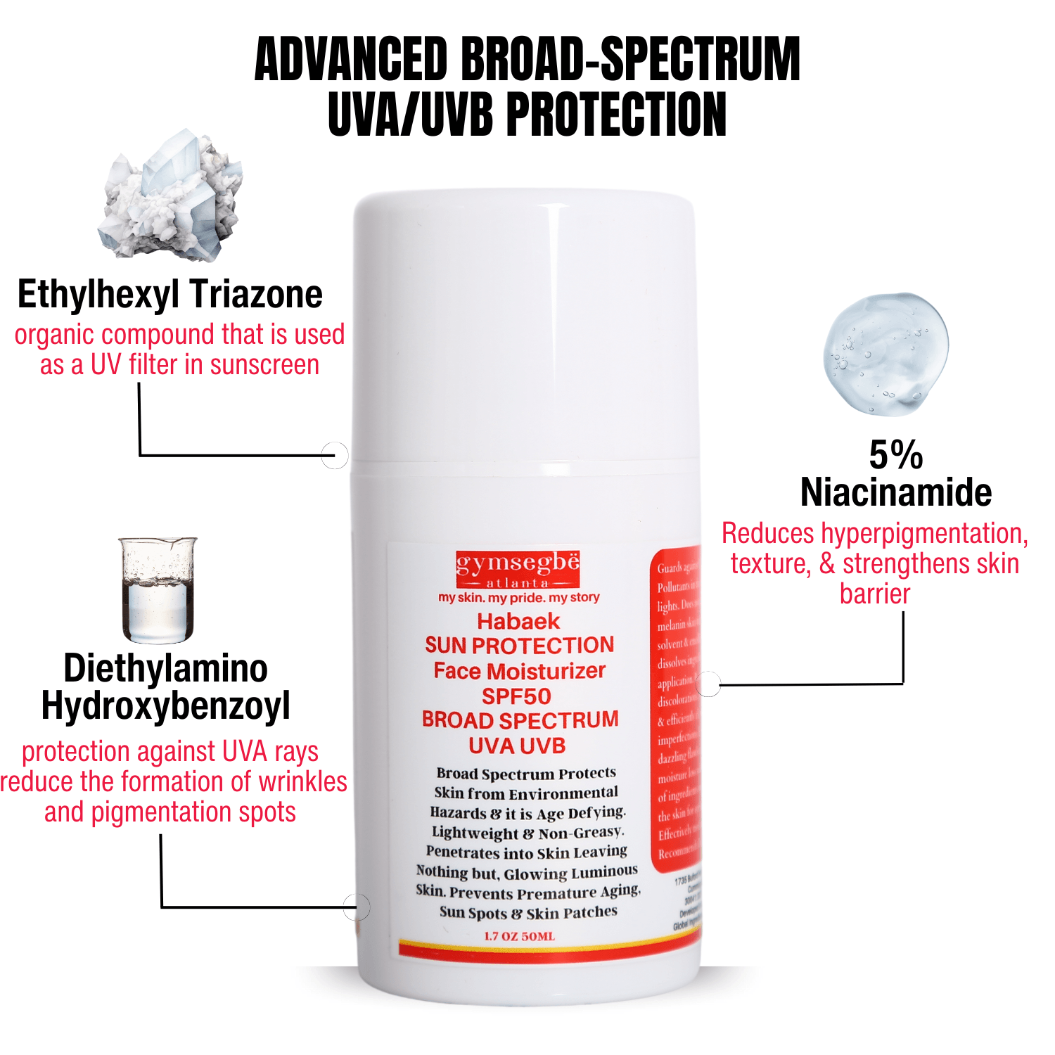 gymsegbë Habaek Sun Protection SPF 50 Moisturizer