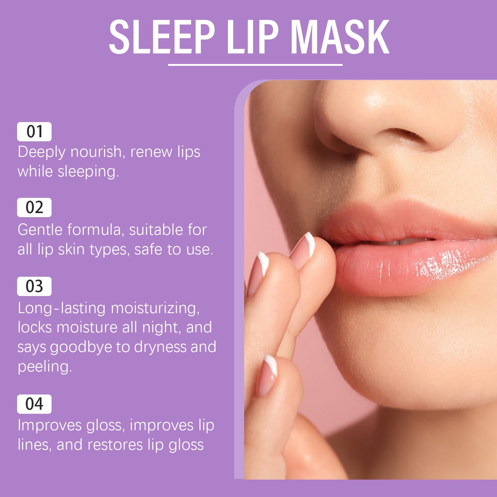 Grape Sleeping Lip Mask