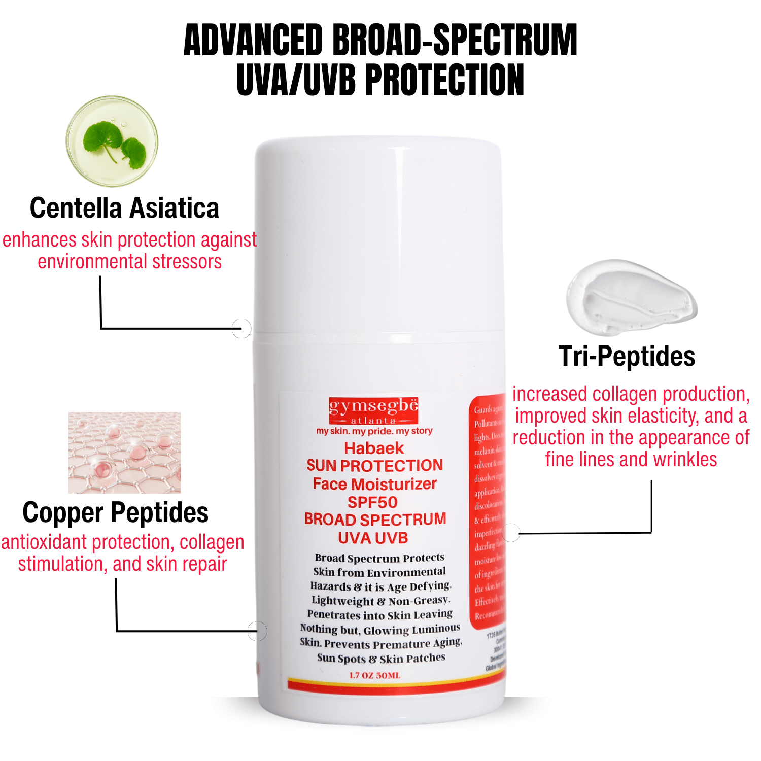 gymsegbë Habaek Sun Protection SPF 50 Moisturizer