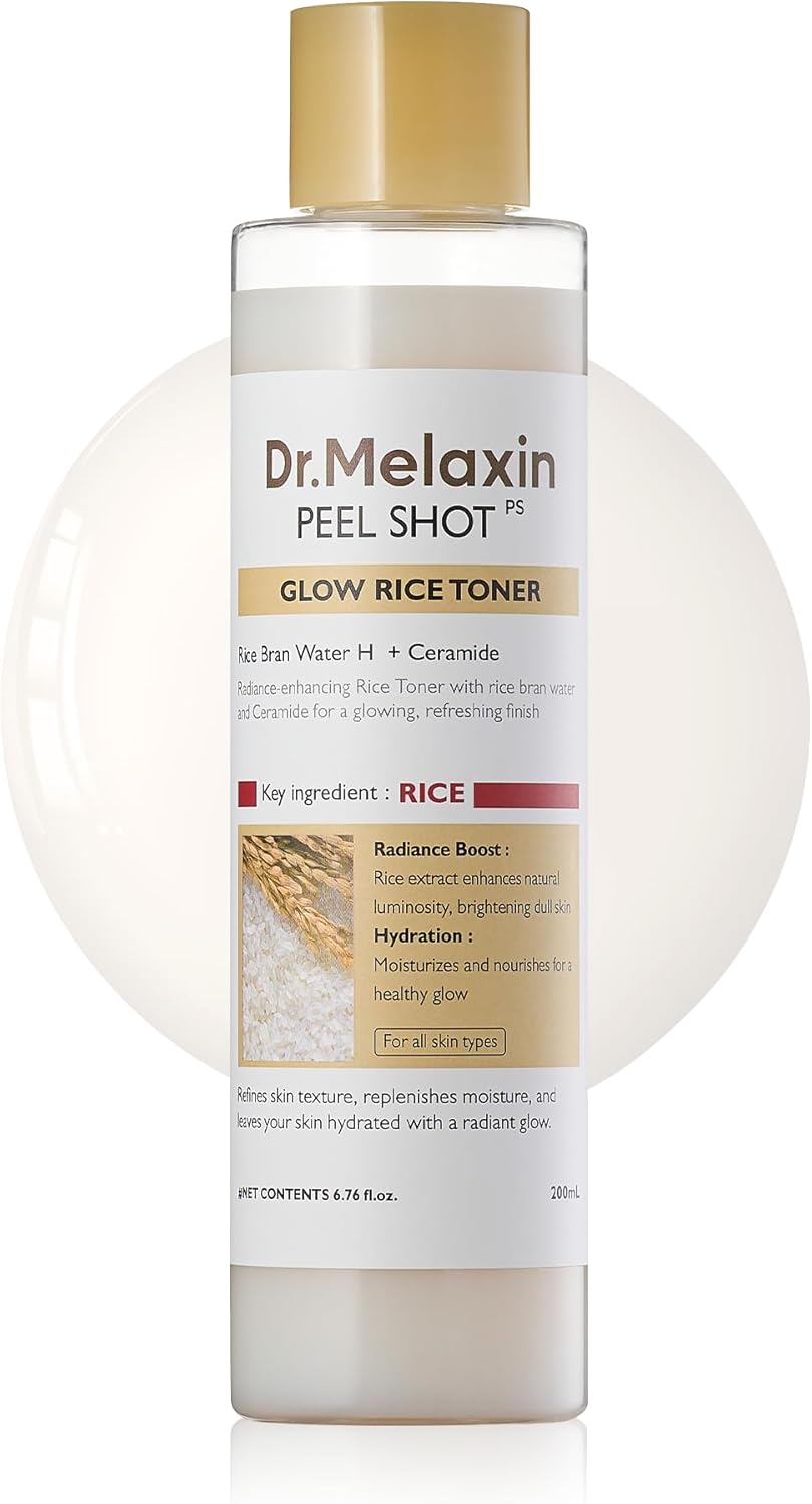 Dr. Melaxin Peel Shot Glow White Rice Toner (200ml)