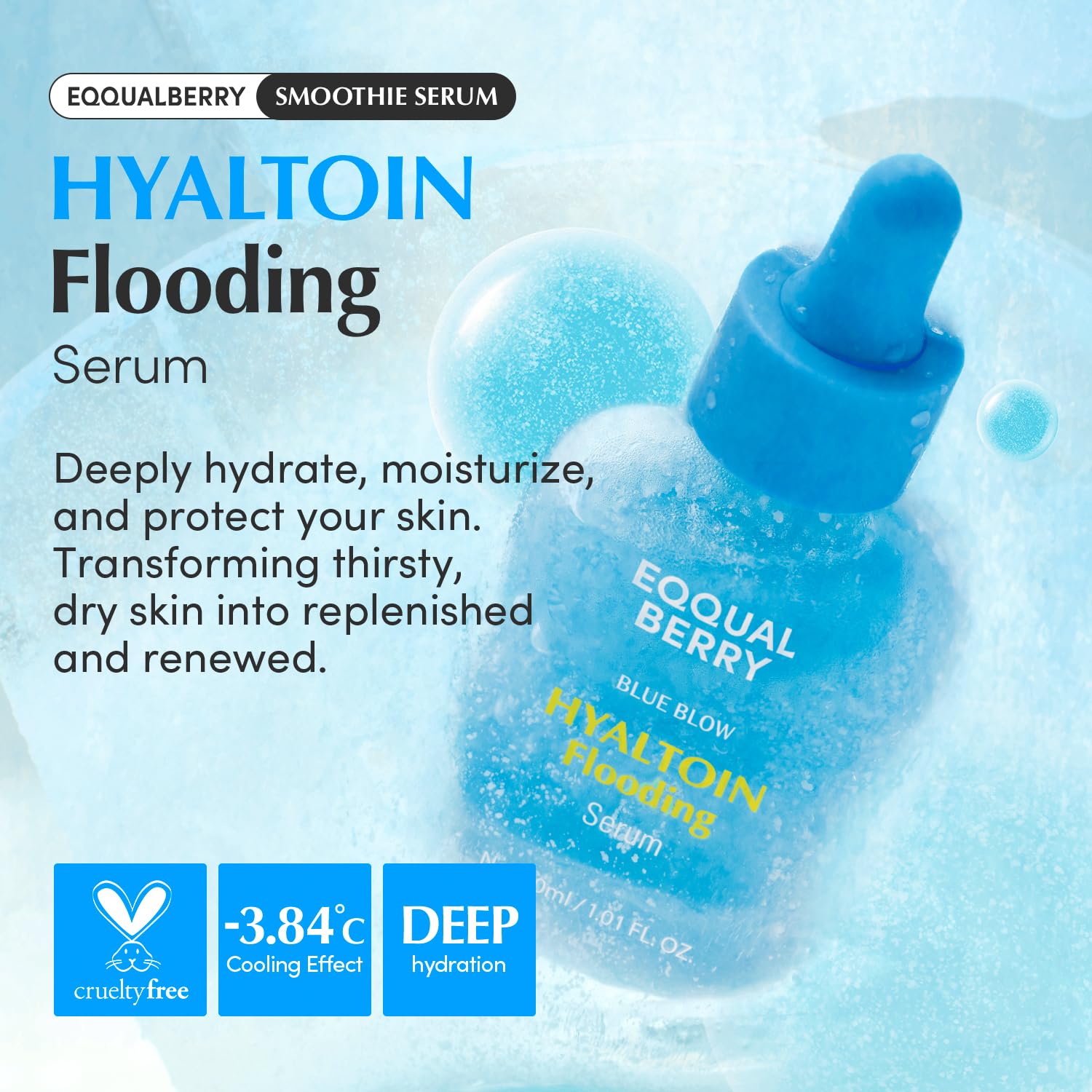 EQQUALBERRY Hyaltoin Flooding Serum (30ml)