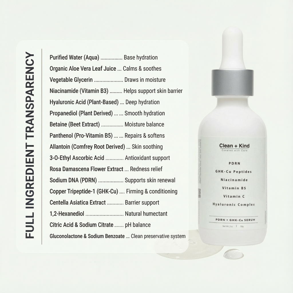 Clean + Kind PDRN + GHK-Cu Peptide Serum