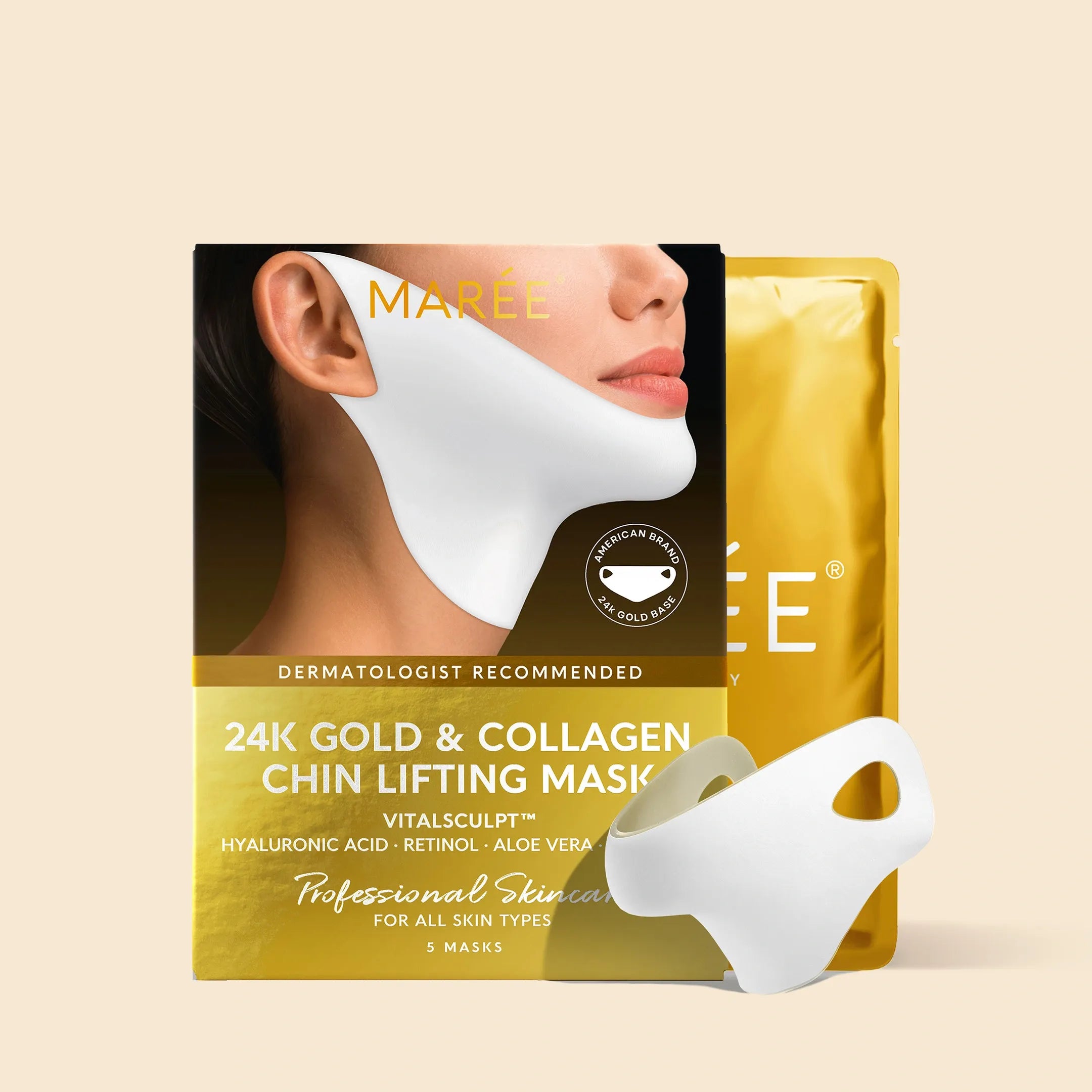 Maree 24K Gold V-Line Lifting Mask
