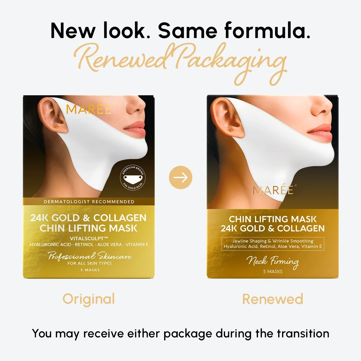Maree 24K Gold V-Line Lifting Mask