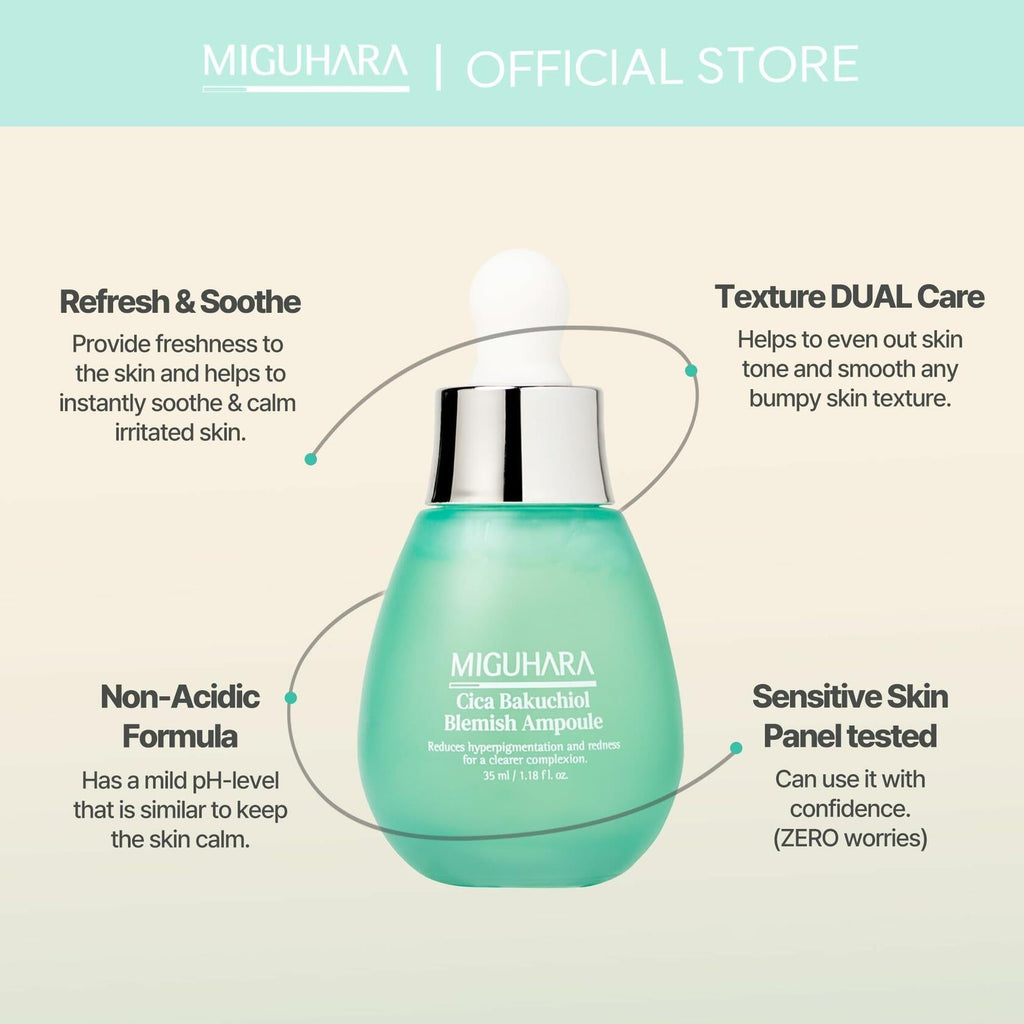 MIGUHARA Cica Bakuchiol Blemish Ampoule (35ml)